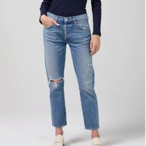 Citizens of Humanity Emerson Jeans 27 Premium Vintage Slim Boyfriend Distressed